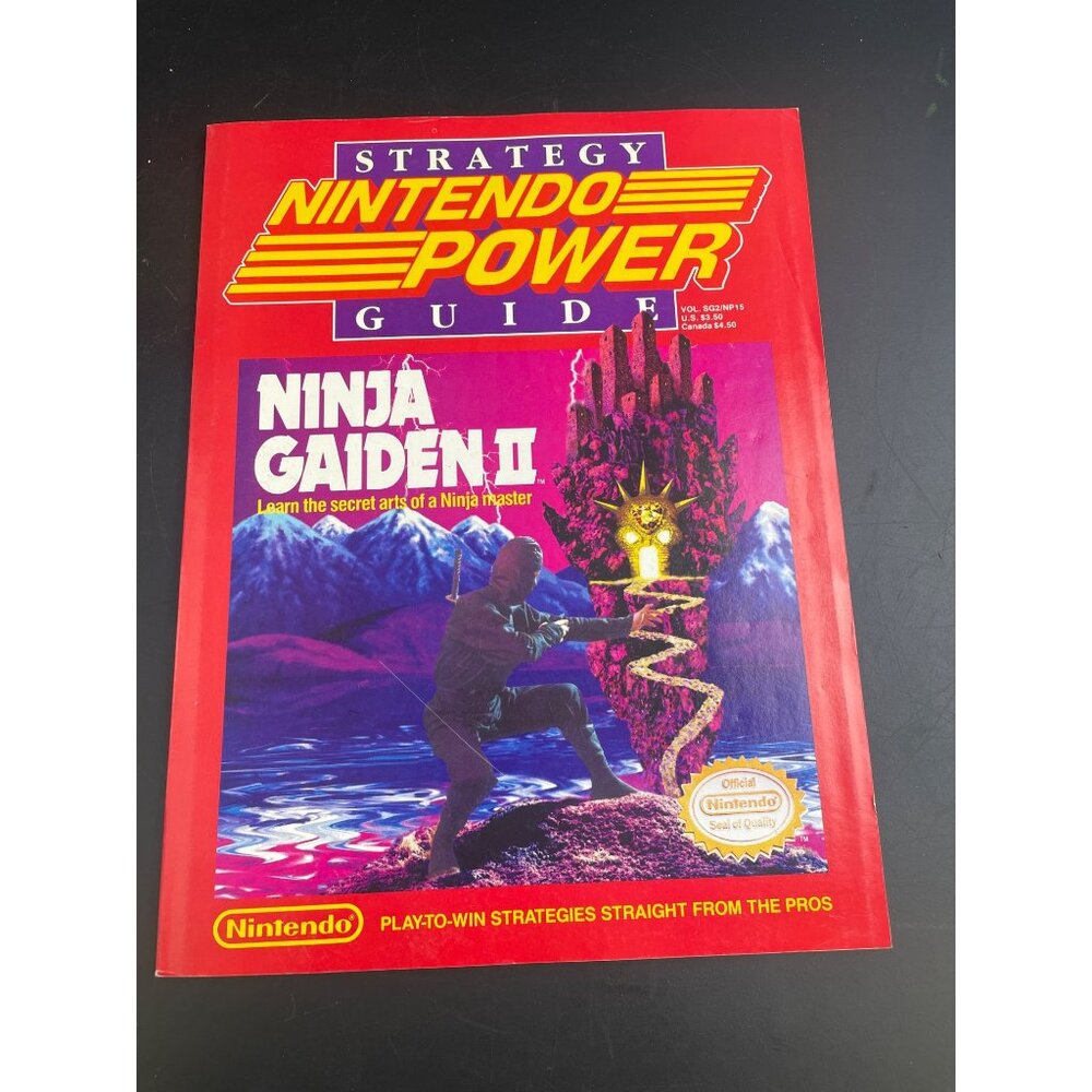 Nintendo Power Magazine Strategy Guide#SG2/NP15 1990 Ninja Gaiden II SKU 3009